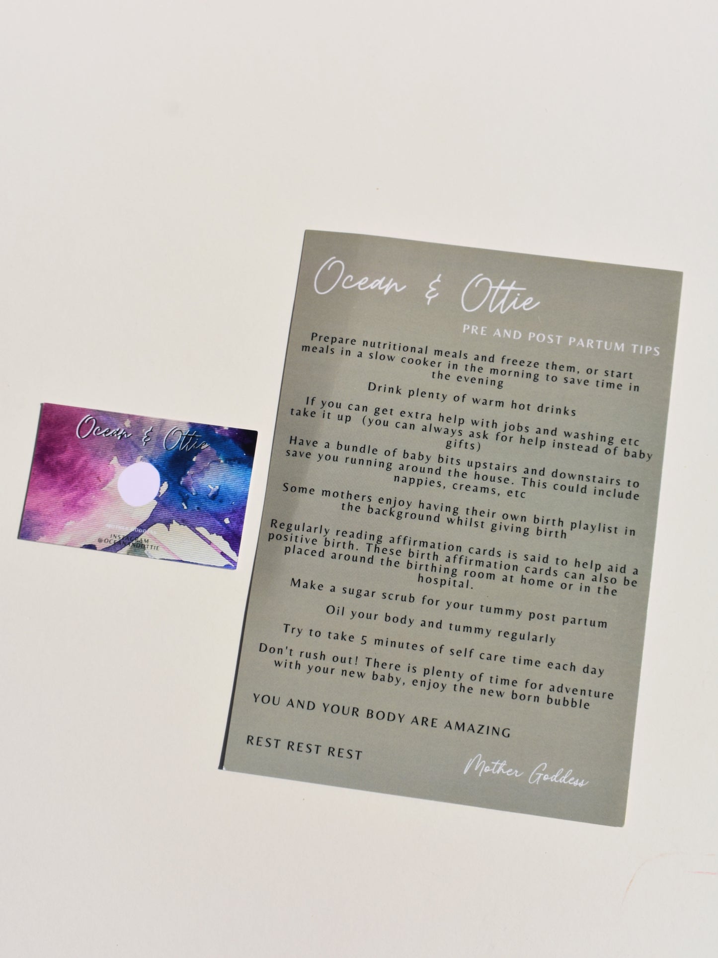 Ocean & Ottie Birth Box for new Mama's
