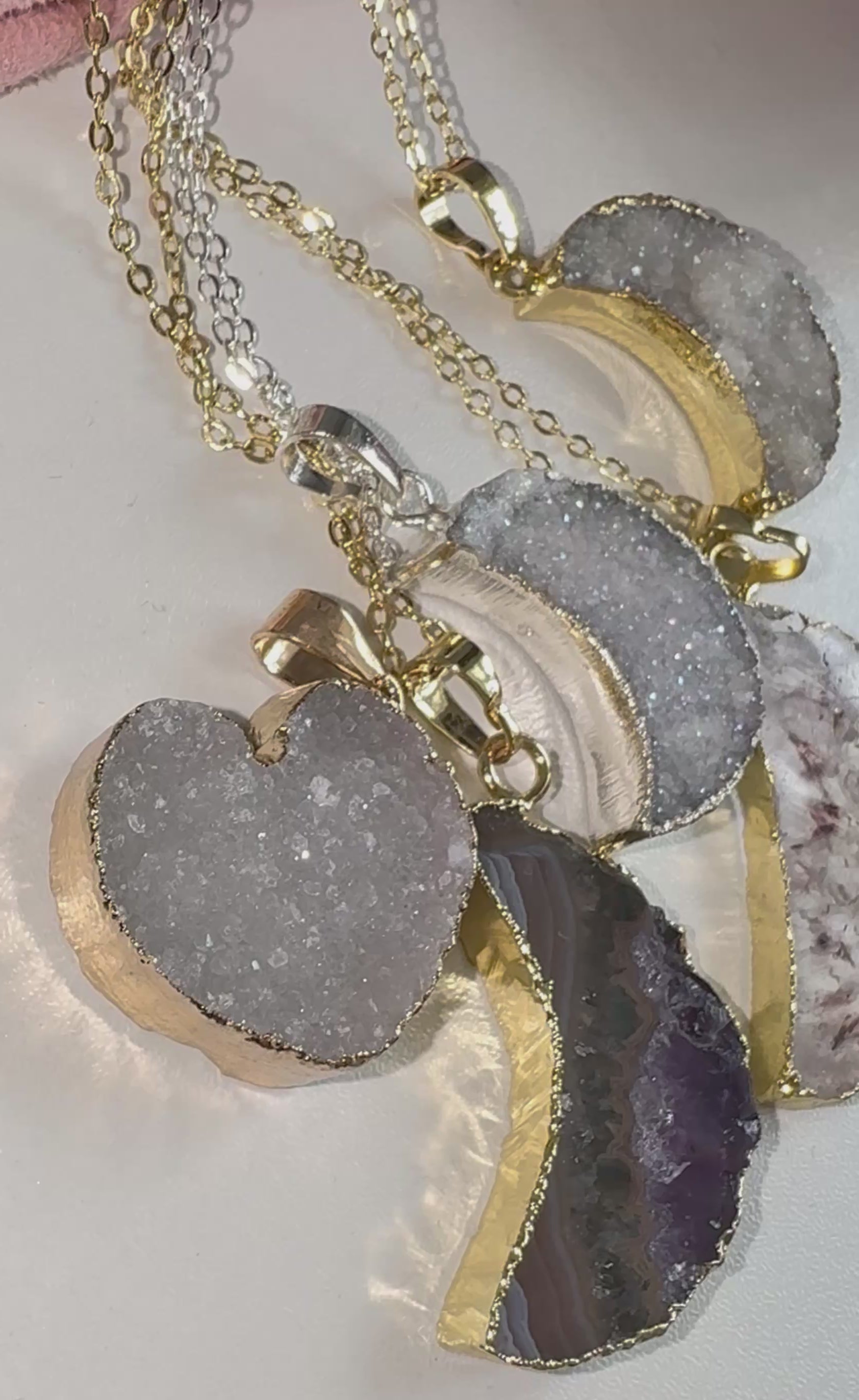 GRACE HALF MOON NECKLACE