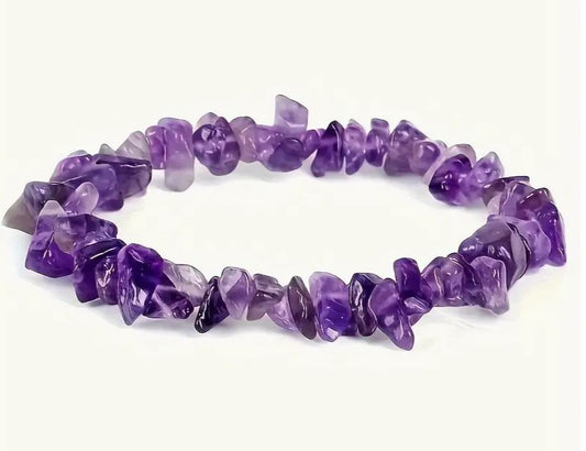 Natural Stone Crystal Gravel Bracelet