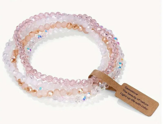 Natural Stone Beaded Bracelet Set
