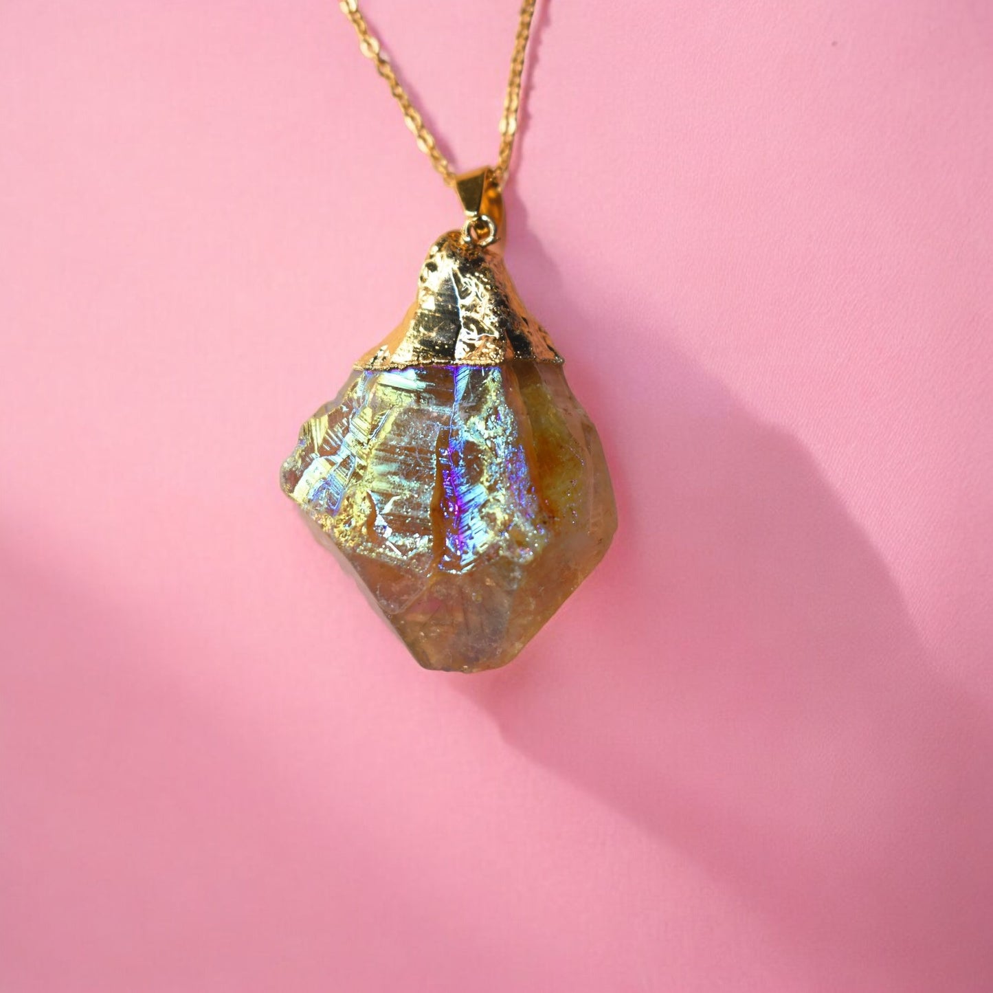 LANA RAINBOW MOONSTONE NECKLACE