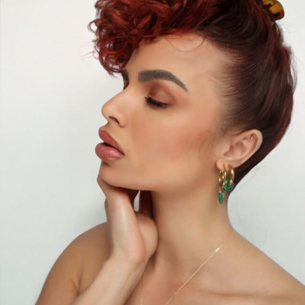 Malachite Hoops