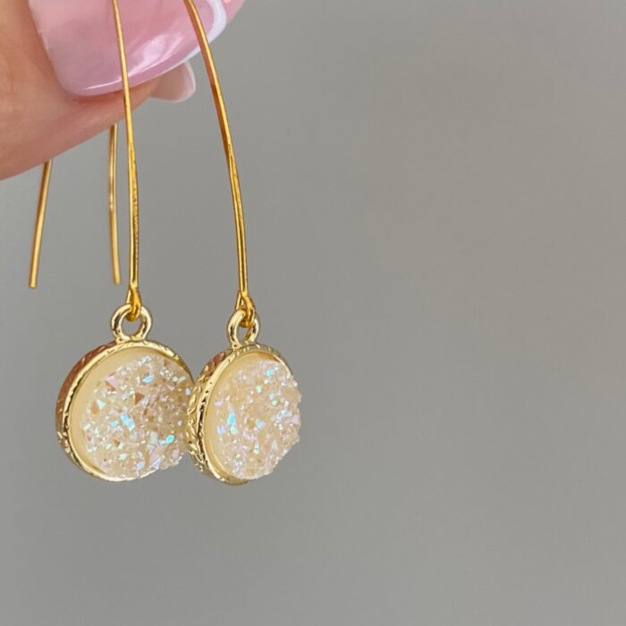 DRUZY DROP EARRINGS