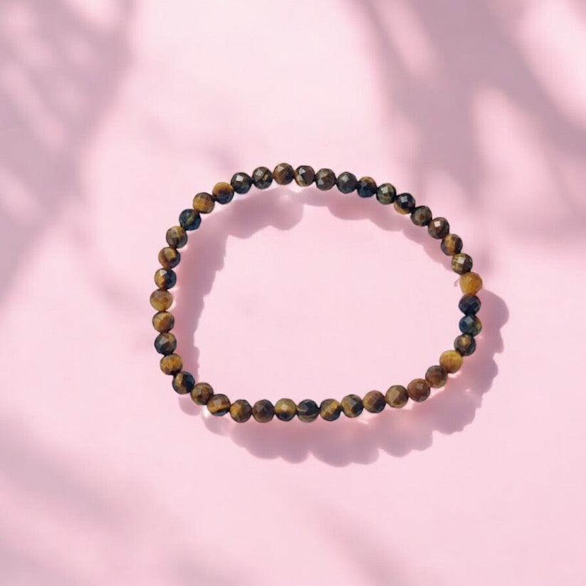 Tigers Eye Crystal Bracelet - Inner Strength, Empowerment