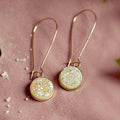 DRUZY DROP EARRINGS