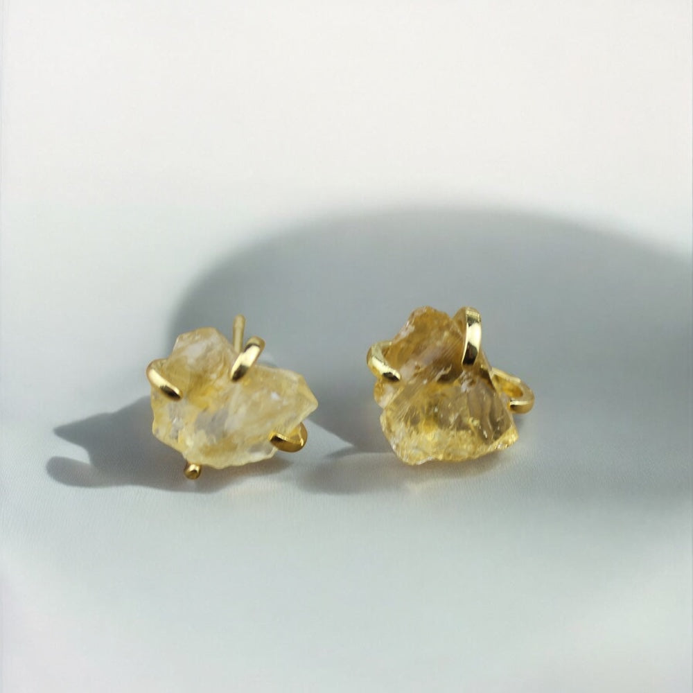 RAW CRYSTAL EARRINGS