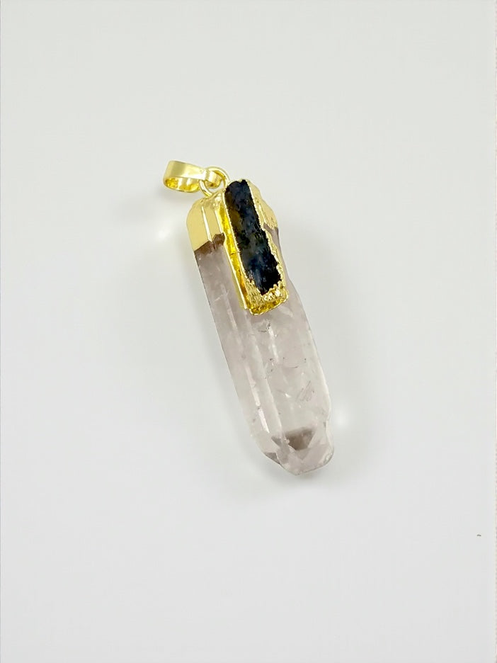 SABRINA CLEAR QUARTZ PENDANT