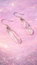 SILVER - Clear Quartz Earrings