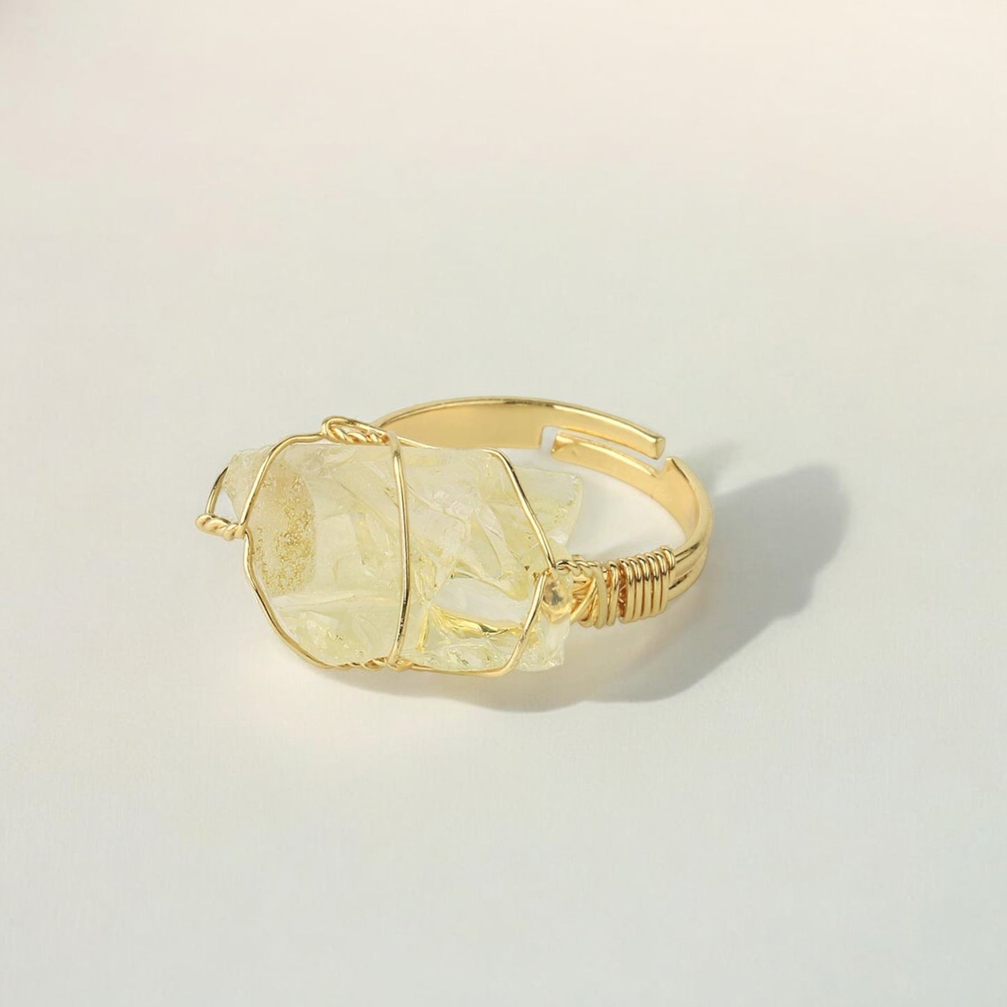 RAW CRYSTAL RINGS
