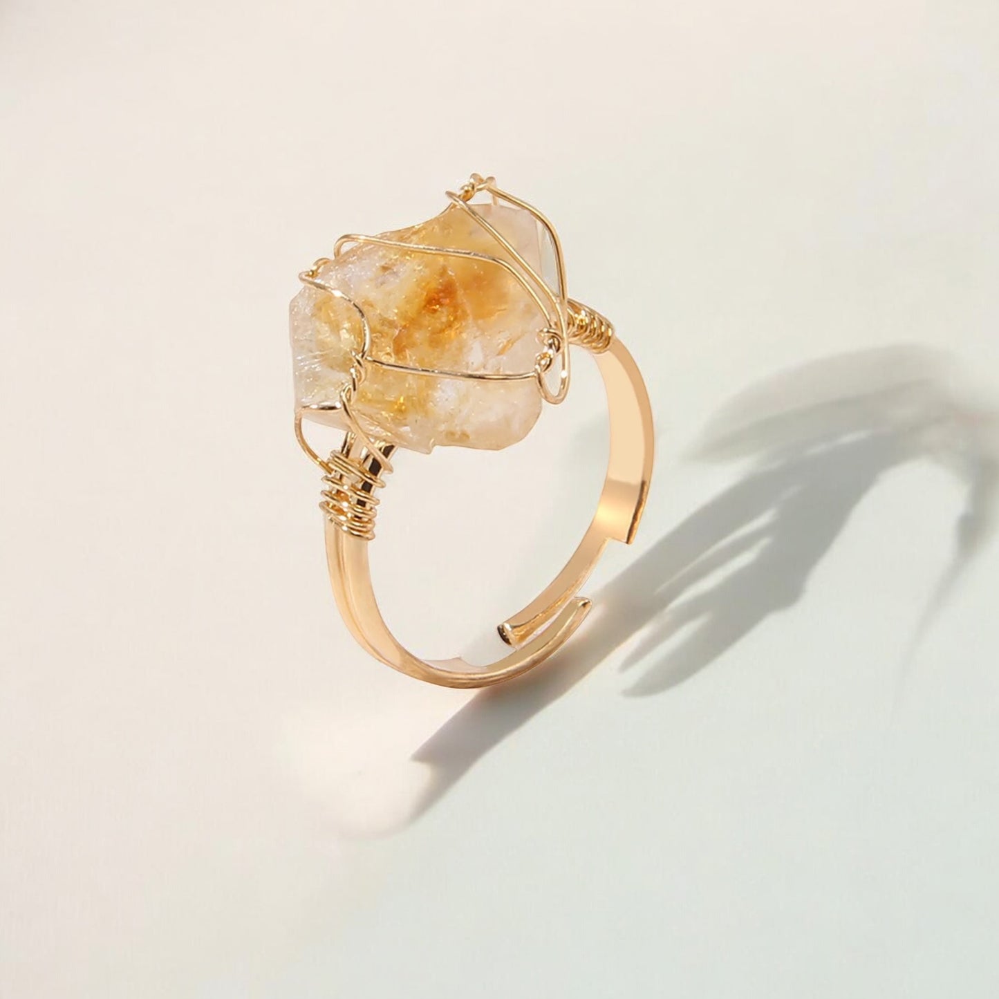 RAW CRYSTAL RINGS