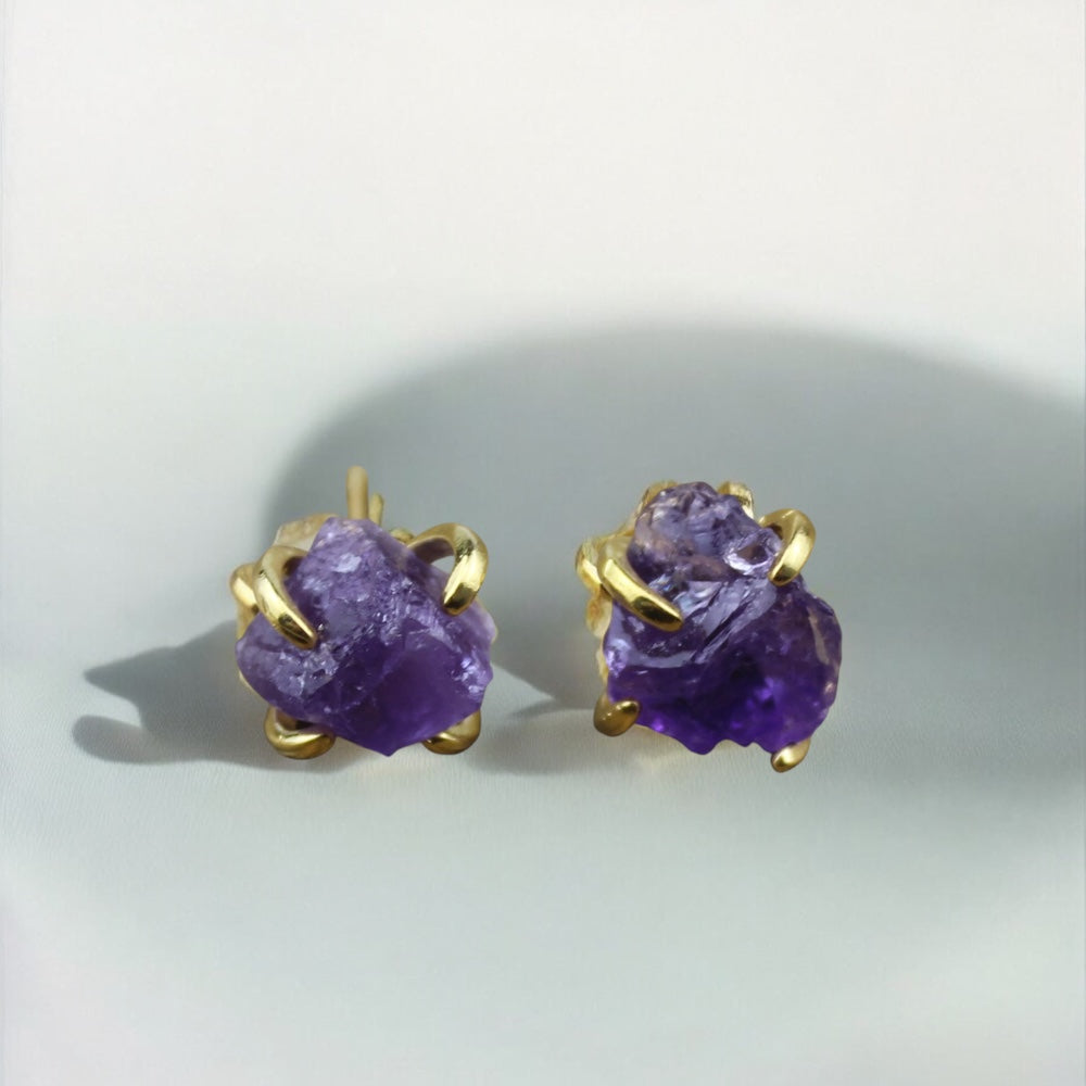 RAW CRYSTAL EARRINGS