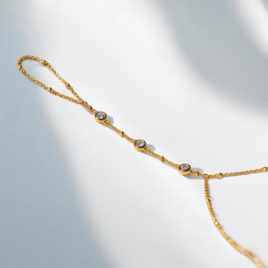 Luna Gold Hand Chain