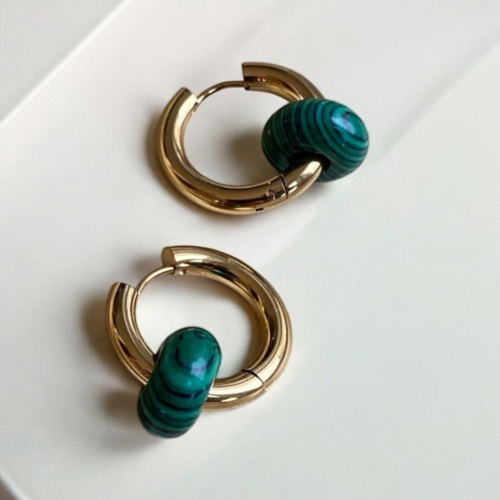 Malachite Hoops