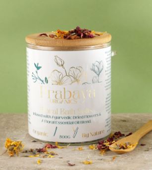 Floral Bath Salts Set