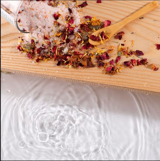 Floral Bath Salts Set