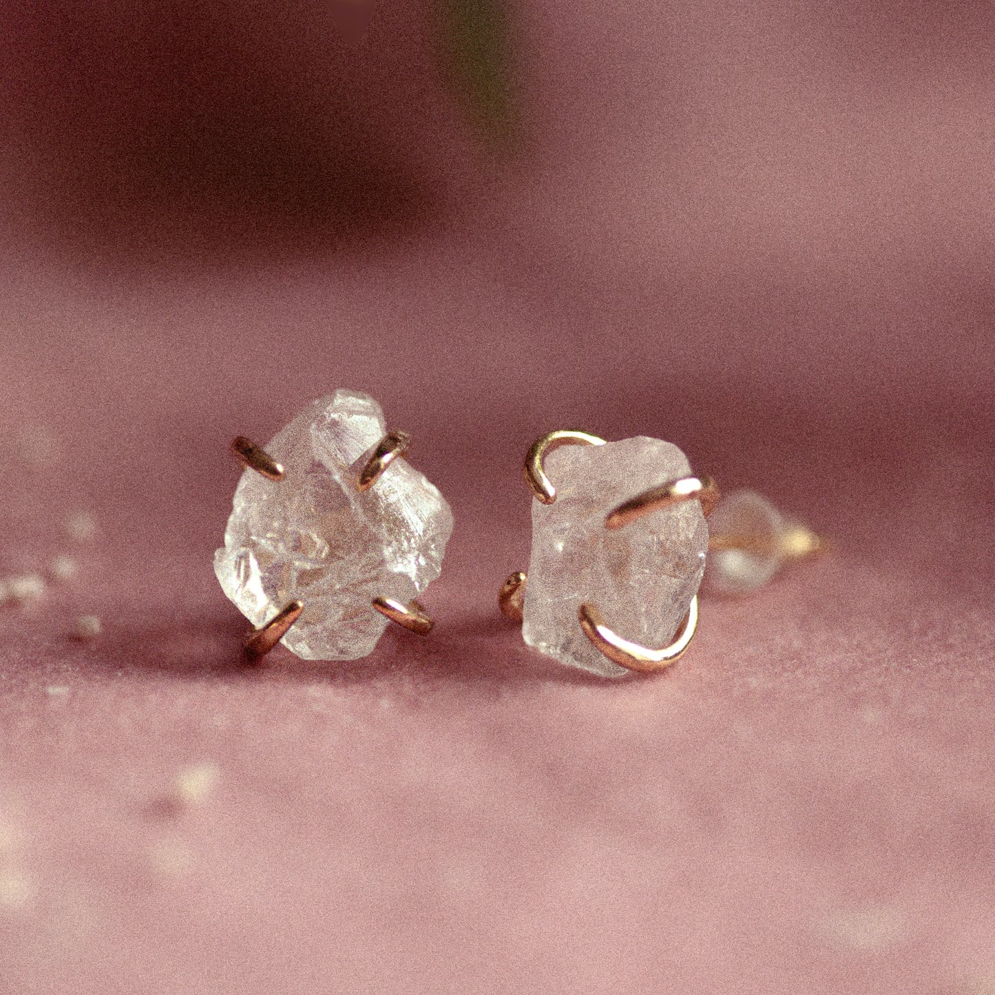RAW CRYSTAL EARRINGS