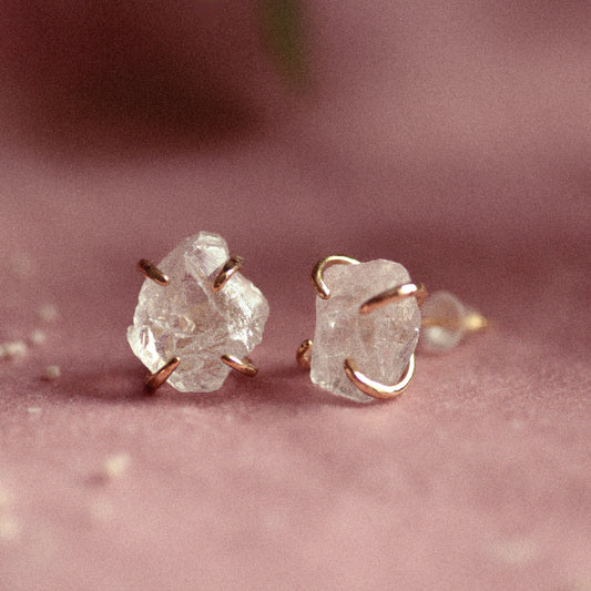 RAW CRYSTAL EARRINGS
