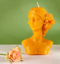 Golden Goddess Beeswax Candle
