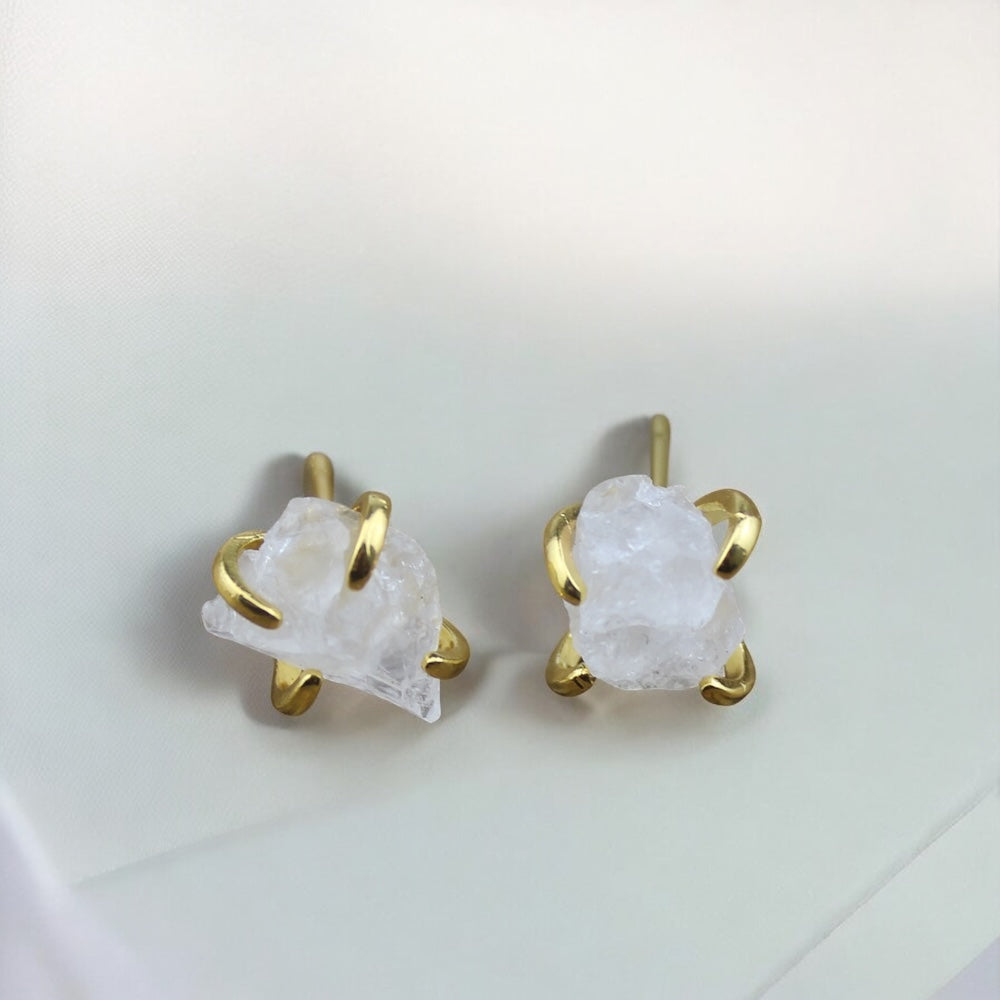 RAW CRYSTAL EARRINGS