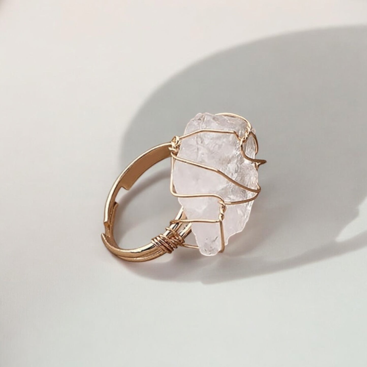 RAW CRYSTAL RINGS