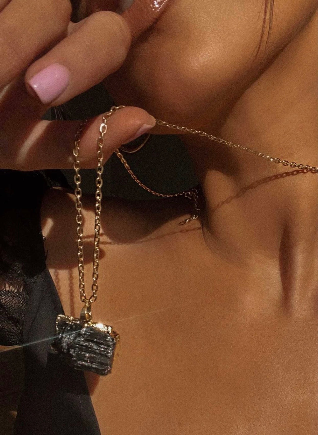 Zara Black Tourmaline Necklace