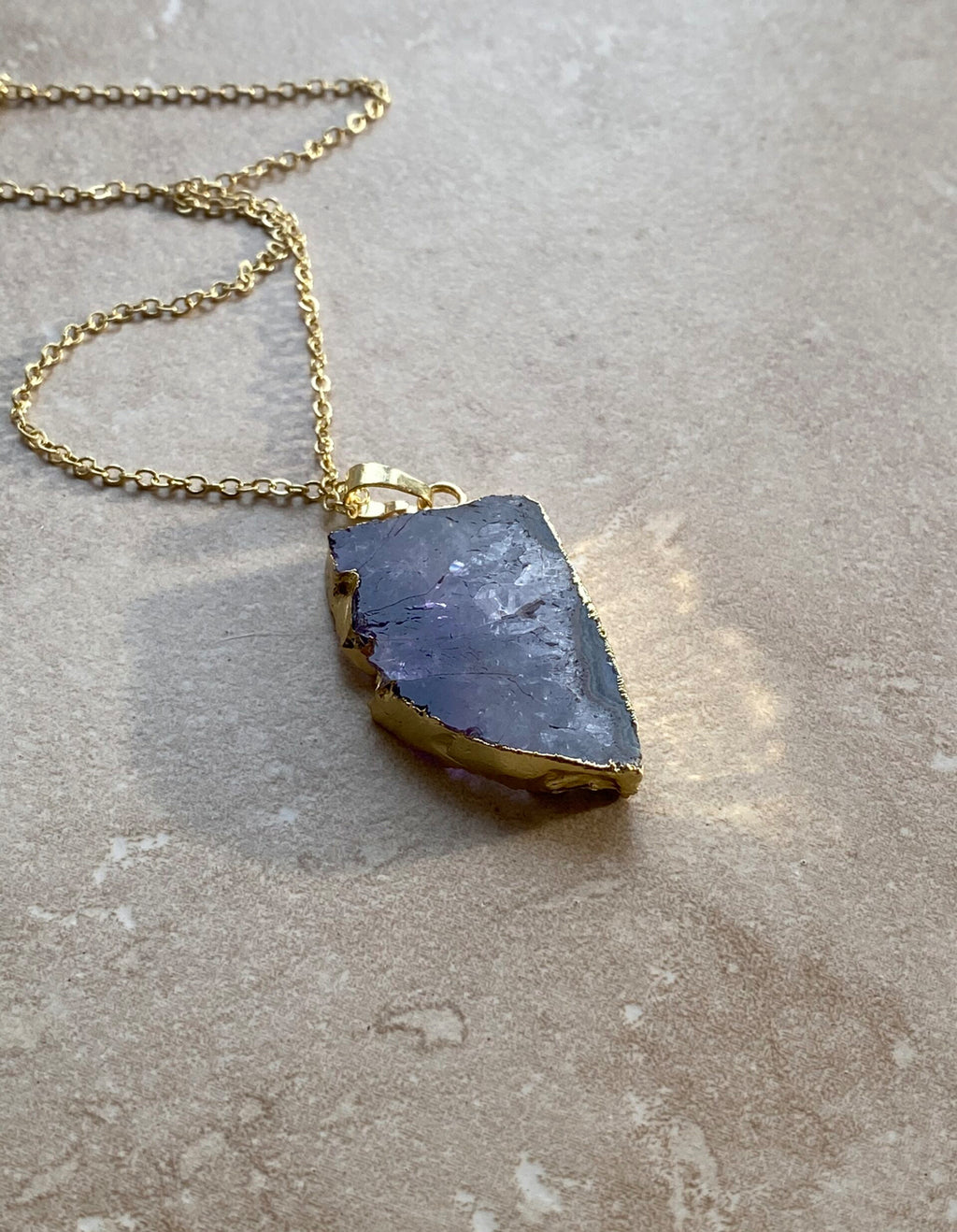 JORJA AMETHYST NECKLACE