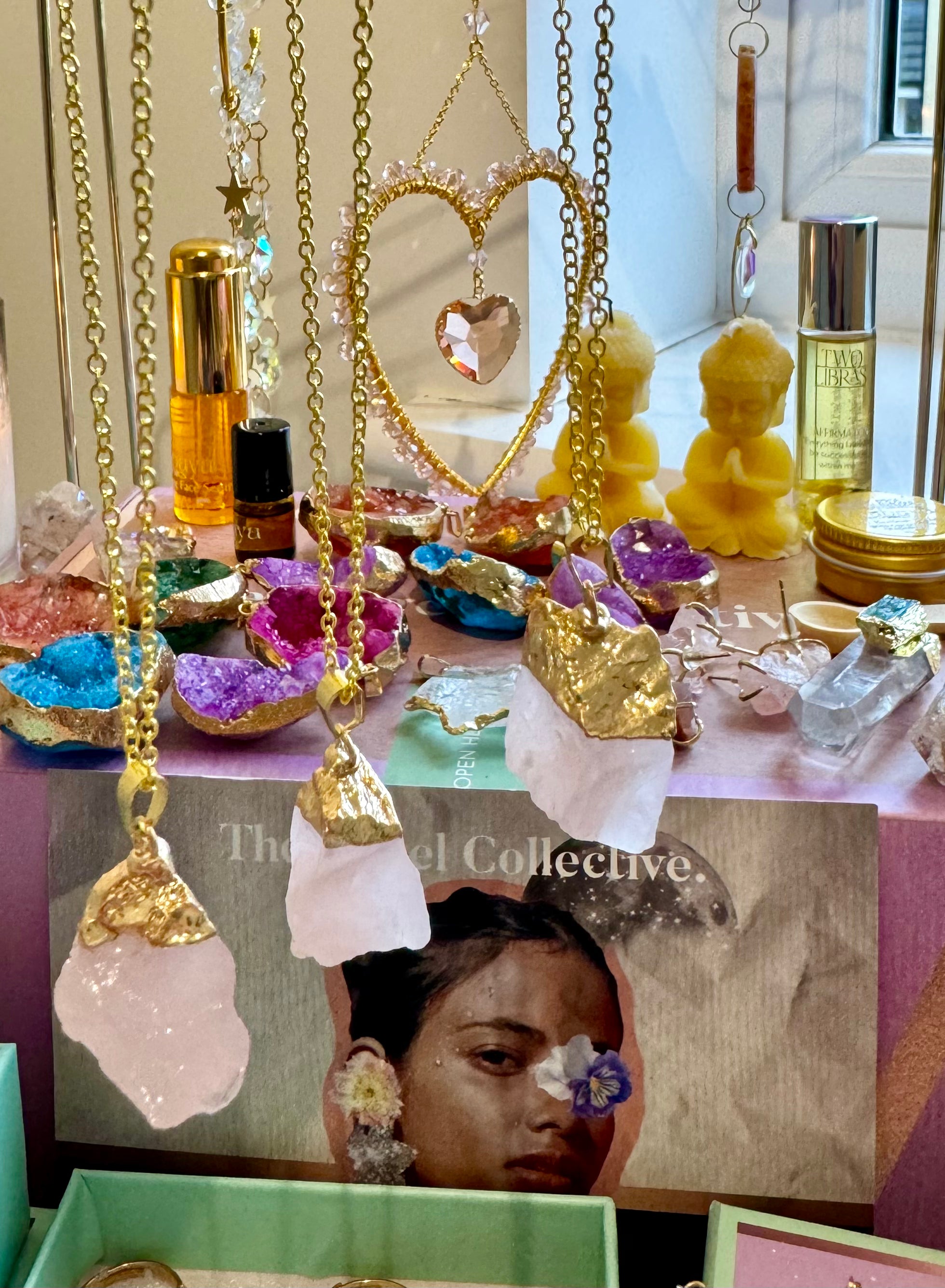 Nicole Rose Quartz Necklace