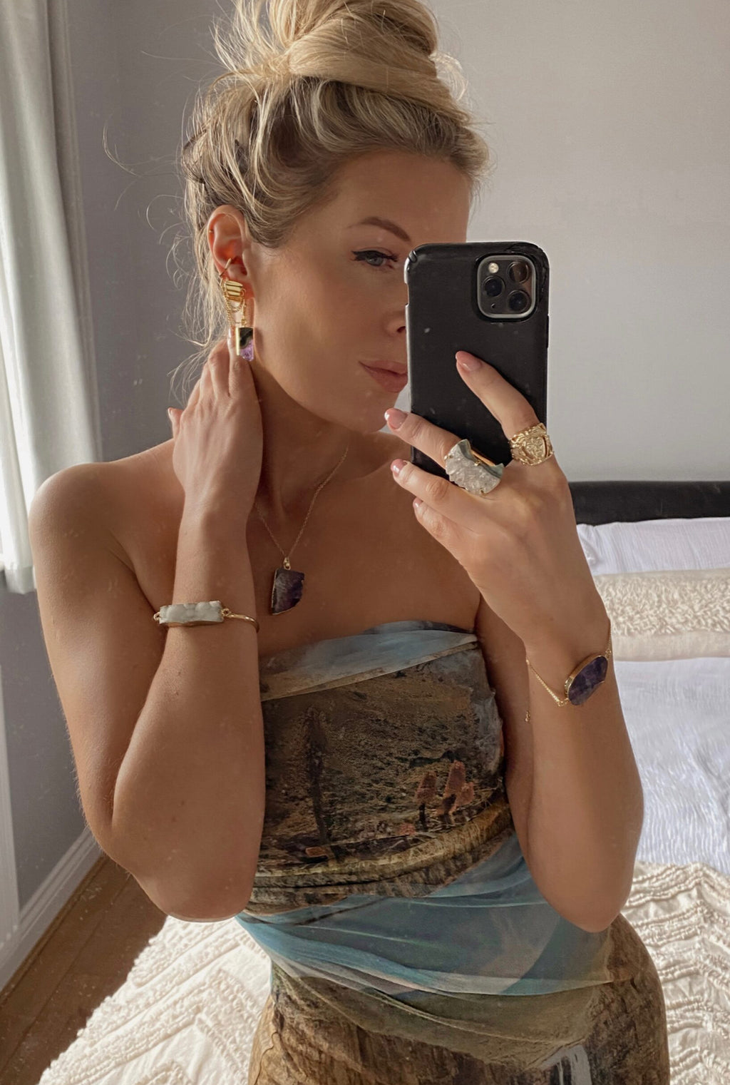 JORJA AMETHYST NECKLACE