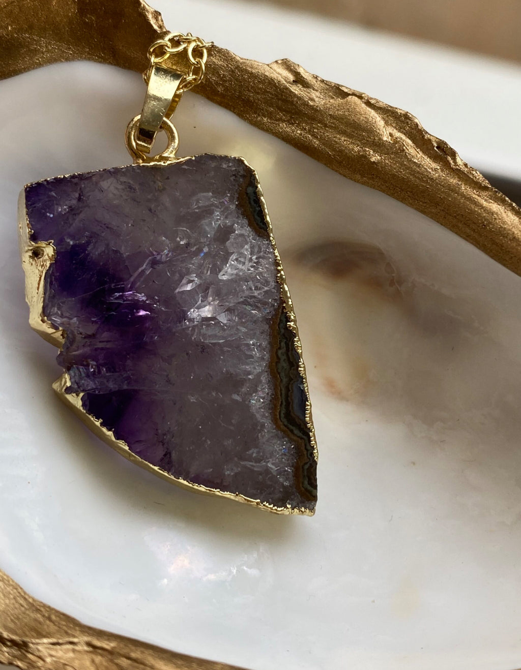 JORJA AMETHYST NECKLACE
