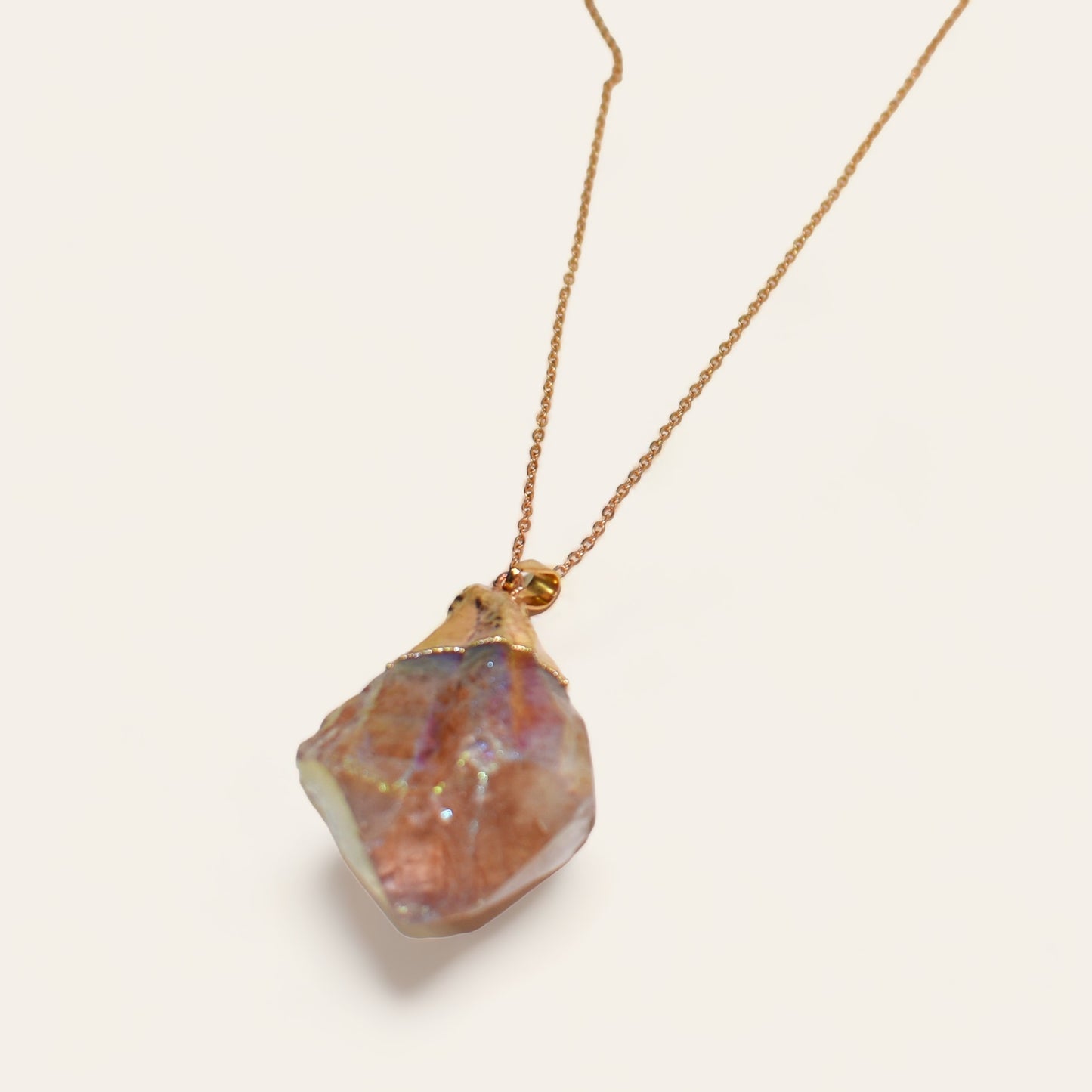 LANA RAINBOW MOONSTONE NECKLACE