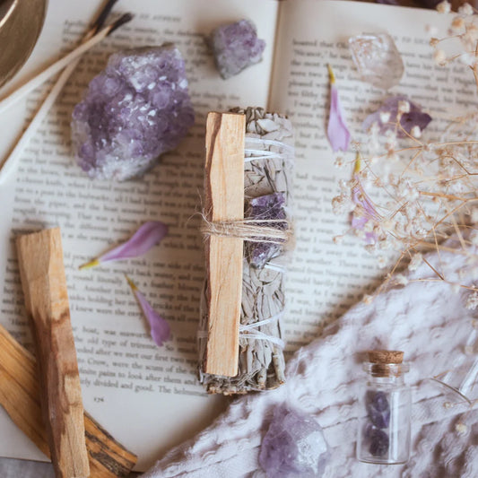 White Sage, Palo Santo & Amethyst