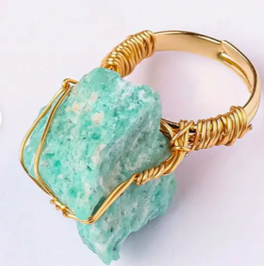 RAW CRYSTAL RINGS