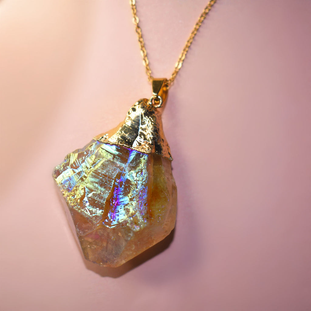 LANA RAINBOW MOONSTONE NECKLACE