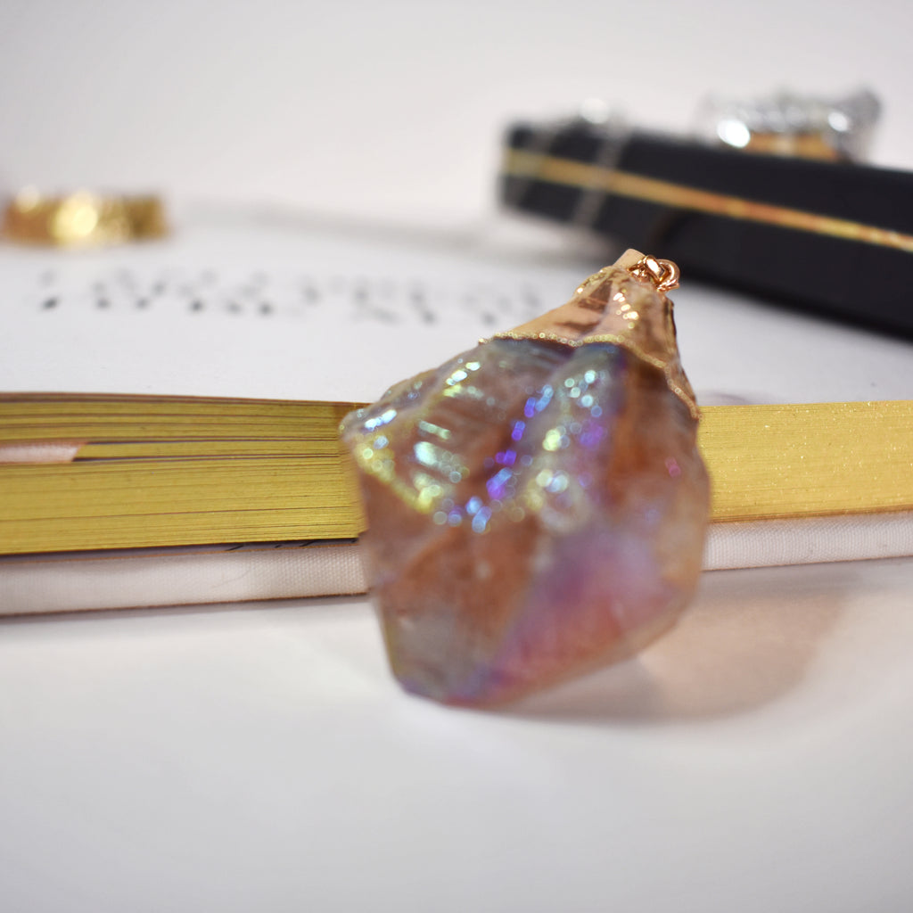 LANA RAINBOW MOONSTONE NECKLACE