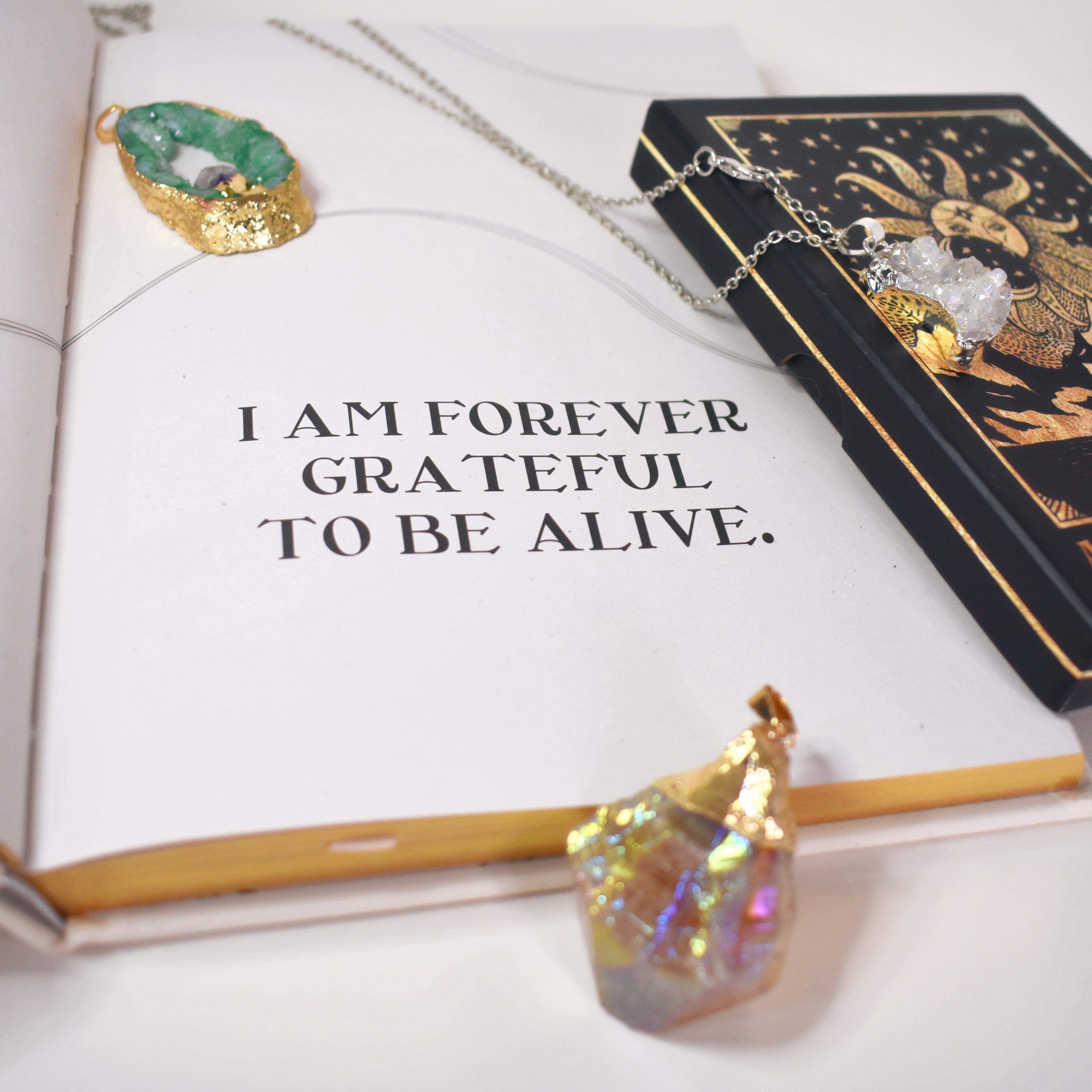 LANA RAINBOW MOONSTONE NECKLACE