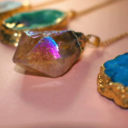 LANA RAINBOW MOONSTONE NECKLACE