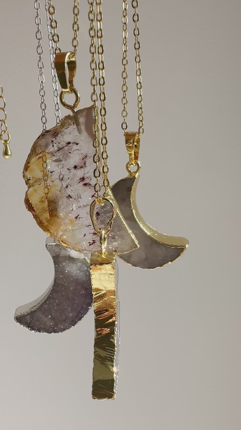 GRACE HALF MOON NECKLACE